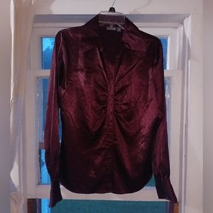 Burgundy Blouse